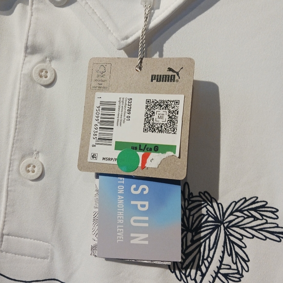 Puma Golf Oasis Polo Shirt size large - Picture 2 of 4